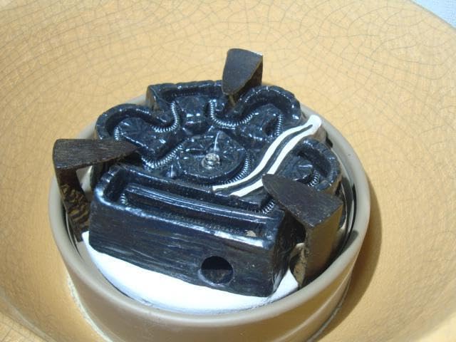 茶道具 野々田式 電熱器 さつま枇杷色 長期保管品 野々田商店 風炉型電熱